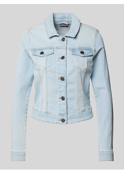 Kurtka jeansowa z kieszeniami z patką model ‘DEBRA’ ze sklepu Peek&Cloppenburg  w kategorii Kurtki damskie - zdjęcie 170821896