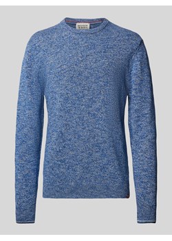 Sweter z dzianiny z efektem melanżu ze sklepu Peek&Cloppenburg  w kategorii Swetry męskie - zdjęcie 170821927
