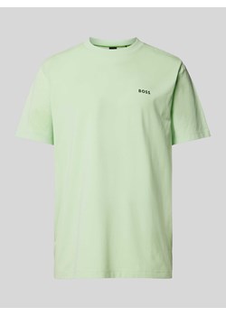 T-shirt z detalem z logo ze sklepu Peek&Cloppenburg  w kategorii T-shirty męskie - zdjęcie 170822039