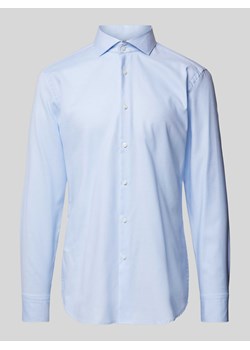 Koszula biznesowa o kroju slim fit z kołnierzykiem typu kent model ‘Hank’ ze sklepu Peek&Cloppenburg  w kategorii Koszule męskie - zdjęcie 170822077