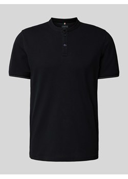 T-shirt z krótką listwą guzikową ze sklepu Peek&Cloppenburg  w kategorii T-shirty męskie - zdjęcie 170822099