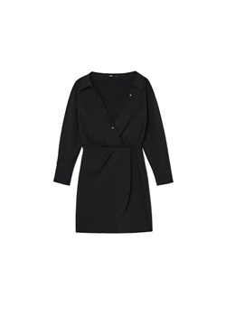 Cropp - Czarna sukienka mini - czarny ze sklepu Cropp w kategorii Sukienki - zdjęcie 170823275