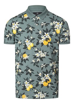Nils Sundström Męska koszulka polo Mężczyźni Bawełna trzcinowy wzorzysty ze sklepu vangraaf w kategorii T-shirty męskie - zdjęcie 170823935