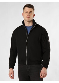 Calvin Klein Jeans Kurtka męska Mężczyźni Bawełna czarny jednolity ze sklepu vangraaf w kategorii Bluzy męskie - zdjęcie 170823956