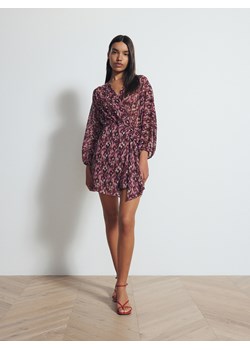 Reserved - Kopertowa sukienka mini - wielobarwny ze sklepu Reserved w kategorii Sukienki - zdjęcie 170828468