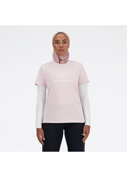 Koszulka damska New Balance WT41816SOI – różowa ze sklepu New Balance Poland w kategorii Bluzki damskie - zdjęcie 170828937