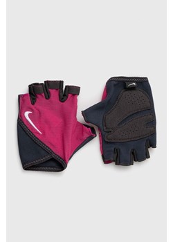 Nike rękawiczki kolor różowy ze sklepu ANSWEAR.com w kategorii Rękawiczki damskie - zdjęcie 170829855
