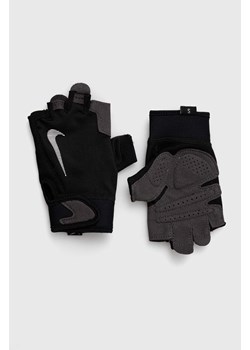 Nike rękawiczki kolor szary ze sklepu ANSWEAR.com w kategorii Rękawiczki męskie - zdjęcie 170829857