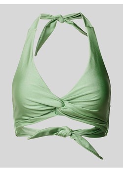 Top bikini z wiązanym detalem model ‘Isla’ ze sklepu Peek&Cloppenburg  w kategorii Stroje kąpielowe - zdjęcie 170830988