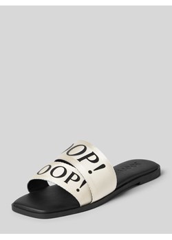 Klapki z nadrukiem z logo model ‘nastro merle’ ze sklepu Peek&Cloppenburg  w kategorii Klapki damskie - zdjęcie 170831126