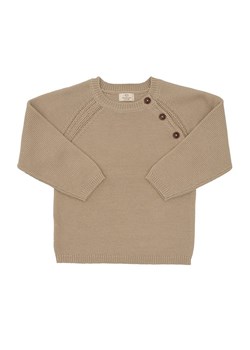 COPENHAGEN COLORS Sweter w kolorze jasnobrązowym ze sklepu Limango Polska w kategorii Bluzy i swetry - zdjęcie 170837148