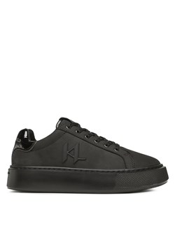 Sneakersy KARL LAGERFELD KL62217 Black Nubuck Mono ze sklepu eobuwie.pl w kategorii Buty sportowe damskie - zdjęcie 170839709