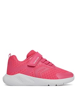 Sneakersy Geox J Sprintye Girl J45FWA 01450 C8002 S Fuchsia ze sklepu eobuwie.pl w kategorii Buty sportowe dziecięce - zdjęcie 170839847