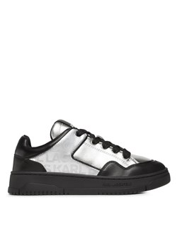 Sneakersy Karl Lagerfeld Jeans KLJ53020 Mid Grey Lthr W/Black ze sklepu eobuwie.pl w kategorii Buty sportowe męskie - zdjęcie 170839905