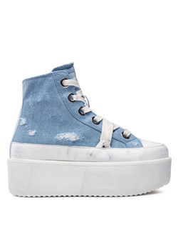 Sneakersy Inuikii Levy Jeans High 30103-058 Light Blue ze sklepu eobuwie.pl w kategorii Trampki damskie - zdjęcie 170839967