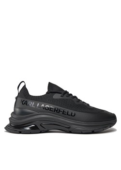 Sneakersy KARL LAGERFELD KL53121 Black Knit Textile K00 ze sklepu eobuwie.pl w kategorii Buty sportowe męskie - zdjęcie 170840038