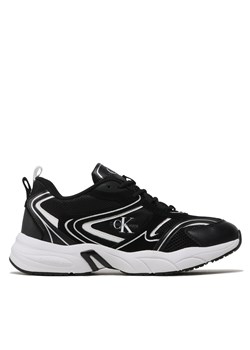 Sneakersy Calvin Klein Jeans Retro Tennis Su-Mesh YM0YM00589 Black/White BEH ze sklepu eobuwie.pl w kategorii Buty sportowe męskie - zdjęcie 170840065