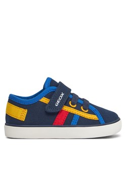 Sneakersy Geox B Gisli Boy B451NA 00010 C4226 Navy/Royal ze sklepu eobuwie.pl w kategorii Trampki dziecięce - zdjęcie 170840119