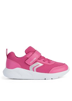 Sneakersy Geox J Sprintye Girl J36FWB 01454 C8002 S Różowy ze sklepu eobuwie.pl w kategorii Buty sportowe dziecięce - zdjęcie 170840295