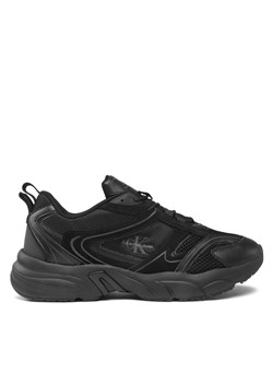 Sneakersy Calvin Klein Jeans Retro Tennis Su-Mesh Wn YM0YM00589 Triple Black 0GT ze sklepu eobuwie.pl w kategorii Buty sportowe męskie - zdjęcie 170840387