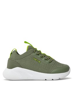 Sneakersy Geox J Sprintye Boy J25GBA 0006K C0914 M Military/Lime ze sklepu eobuwie.pl w kategorii Buty sportowe dziecięce - zdjęcie 170840467