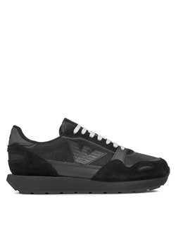 Sneakersy Emporio Armani X3X058 XN730 00002 Czarny ze sklepu eobuwie.pl w kategorii Buty sportowe damskie - zdjęcie 170840505