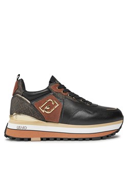 Sneakersy Liu Jo Maxi Wonder 01 BF3003 PX393 Black/Brown S1033 ze sklepu eobuwie.pl w kategorii Buty sportowe damskie - zdjęcie 170840649
