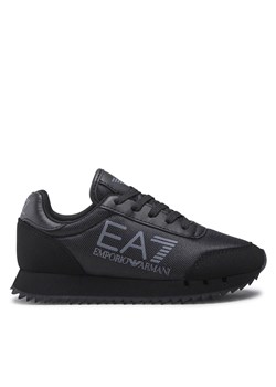 Sneakersy EA7 Emporio Armani XSX107 XOT56 Q757 Triple Blk/Irongate ze sklepu eobuwie.pl w kategorii Buty sportowe dziecięce - zdjęcie 170840668