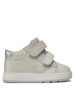 Sneakersy Geox B Biglia Girl B044CC 00722 C0626 Off White/Silver ze sklepu eobuwie.pl w kategorii Buciki niemowlęce - zdjęcie 170840849