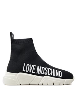 Sneakersy LOVE MOSCHINO JA15433G1IIZ6000 Calza Nero ze sklepu eobuwie.pl w kategorii Buty sportowe damskie - zdjęcie 170841026