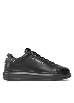 Sneakersy KARL LAGERFELD KL52576 Black Lthr w/Silver 00S ze sklepu eobuwie.pl w kategorii Trampki męskie - zdjęcie 170841119