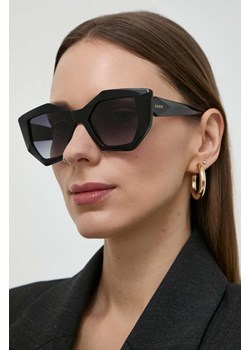 Guess okulary przeciwsłoneczne damskie kolor czarny GU7897 5001B ze sklepu ANSWEAR.com w kategorii Okulary przeciwsłoneczne damskie - zdjęcie 170841208