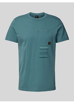 T-shirt z nadrukiem z logo ze sklepu Peek&Cloppenburg  w kategorii T-shirty męskie - zdjęcie 170842177