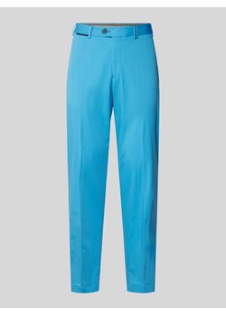 Spodnie o kroju slim fit w kant model ‘PEAKER’ ze sklepu Peek&Cloppenburg  w kategorii Spodnie męskie - zdjęcie 170842276
