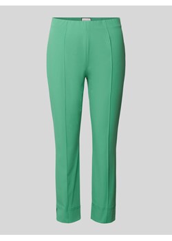 Spodnie capri o kroju slim fit z przeszytym kantem ze sklepu Peek&Cloppenburg  w kategorii Spodnie damskie - zdjęcie 170842289