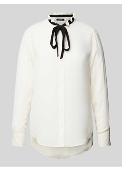 Bluzka koszulowa z ozdobną kokardą model ‘NERLACY’ ze sklepu Peek&Cloppenburg  w kategorii Koszule damskie - zdjęcie 170842447