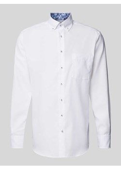 Koszula biznesowa o kroju regular fit z kołnierzykiem typu button down ze sklepu Peek&Cloppenburg  w kategorii Koszule męskie - zdjęcie 170842465