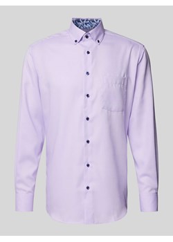 Koszula biznesowa o kroju regular fit z kołnierzykiem typu button down ze sklepu Peek&Cloppenburg  w kategorii Koszule męskie - zdjęcie 170842519