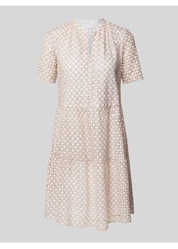 Sukienka z efektem stopniowania i haftem angielskim ze sklepu Peek&Cloppenburg  w kategorii Sukienki - zdjęcie 170842577