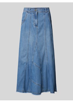 Spódnica jeansowa o długości midi ze sklepu Peek&Cloppenburg  w kategorii Spódnice - zdjęcie 170842588
