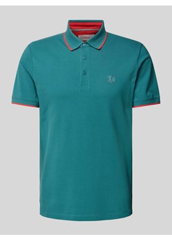 Koszulka polo z detalem z logo ze sklepu Peek&Cloppenburg  w kategorii T-shirty męskie - zdjęcie 170842637