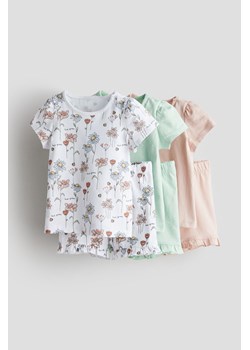 H & M - Piżama 3-pak - Zielony ze sklepu H&M w kategorii Piżamy dziecięce - zdjęcie 170842857