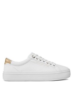 Tommy Hilfiger Sneakersy Essential Vulc Canvas Sneaker FW0FW07682 Biały ze sklepu MODIVO w kategorii Trampki damskie - zdjęcie 170846268