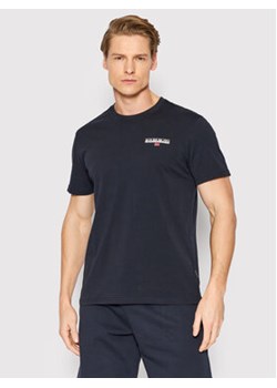 Napapijri T-Shirt Ice NP0A4GWI Granatowy Regular Fit ze sklepu MODIVO w kategorii T-shirty męskie - zdjęcie 170846275