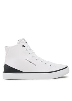Tommy Hilfiger Sneakersy Hi Vulc Core Canvas FM0FM04729 Biały ze sklepu MODIVO w kategorii Trampki męskie - zdjęcie 170846459