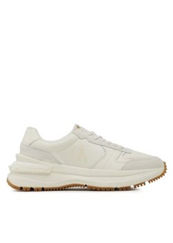 Calvin Klein Jeans Sneakersy Chunky Runner Vintage Tongue YM0YM00633 Écru ze sklepu MODIVO w kategorii Buty sportowe męskie - zdjęcie 170846699