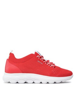 Geox Sneakersy D Spherica A D15NUA 0006K C7000 Czerwony ze sklepu MODIVO w kategorii Buty sportowe damskie - zdjęcie 170847269