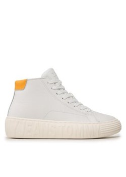Tommy Jeans Sneakersy Tjw New Cupsole Leather Mc EN0EN02213 Biały ze sklepu MODIVO w kategorii Trampki damskie - zdjęcie 170848337