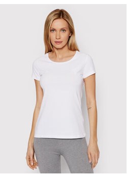 4F T-Shirt H4L22-TSD350 Biały Regular Fit ze sklepu MODIVO w kategorii Bluzki damskie - zdjęcie 170848718