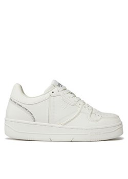 Guess Sneakersy Ancie FLPANC LAC12 Biały ze sklepu MODIVO w kategorii Buty sportowe damskie - zdjęcie 170849046